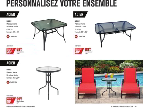 Circulaire Laferté - Catalogue Ameublements Extérieurs - Page 34