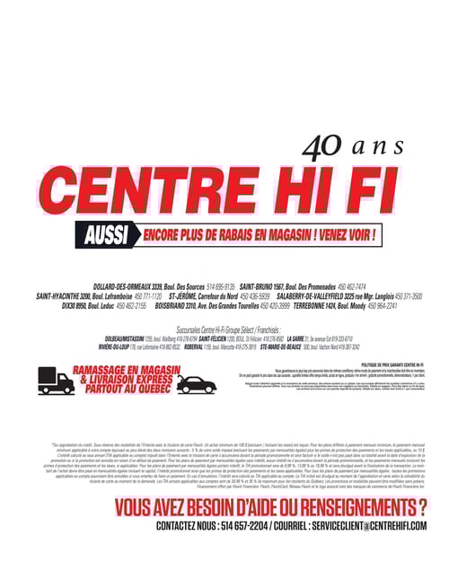 Circulaire Centre HI-FI - Page 81