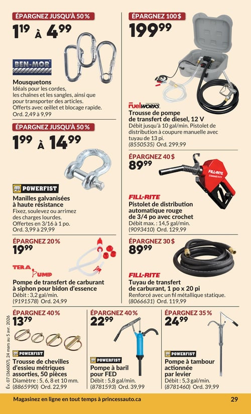 Circulaire Princess Auto - Page 49