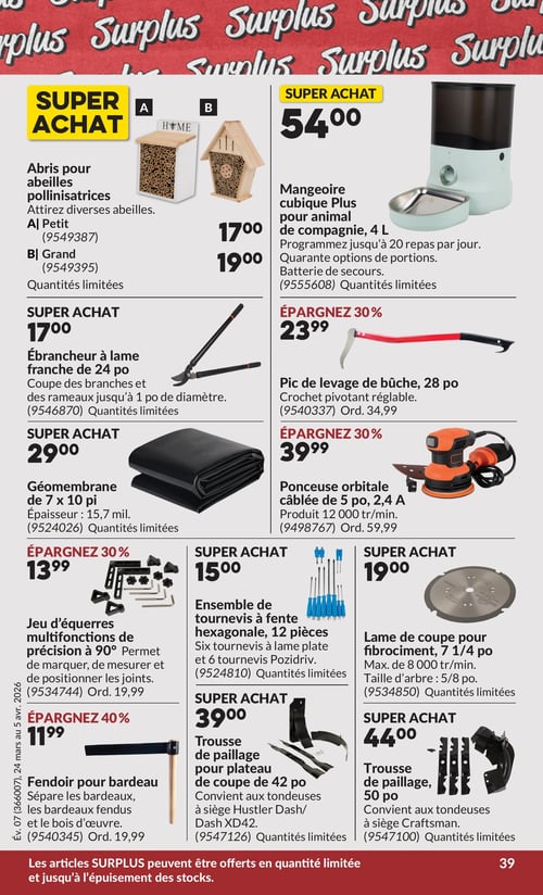 Circulaire Princess Auto - Page 59