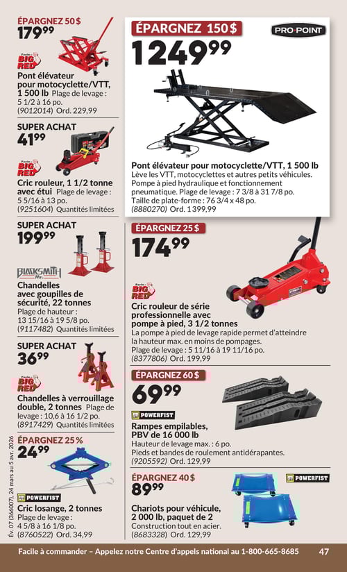 Circulaire Princess Auto - Page 67