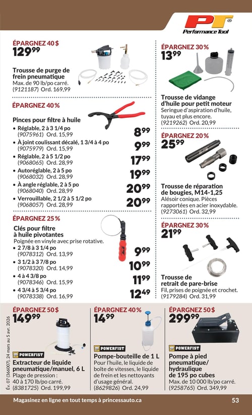 Circulaire Princess Auto - Page 73