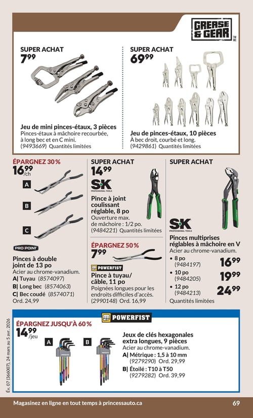 Circulaire Princess Auto - Page 89