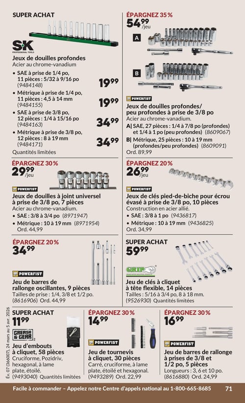 Circulaire Princess Auto - Page 91