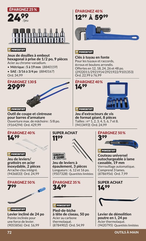 Circulaire Princess Auto - Page 92