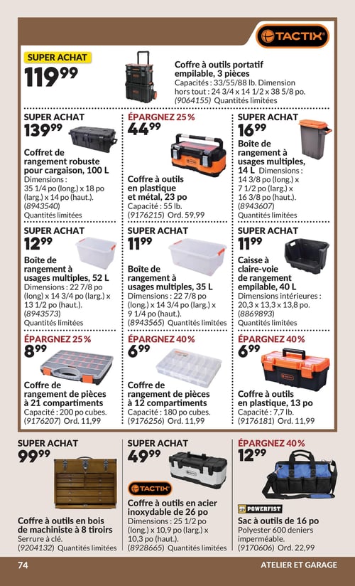 Circulaire Princess Auto - Page 94