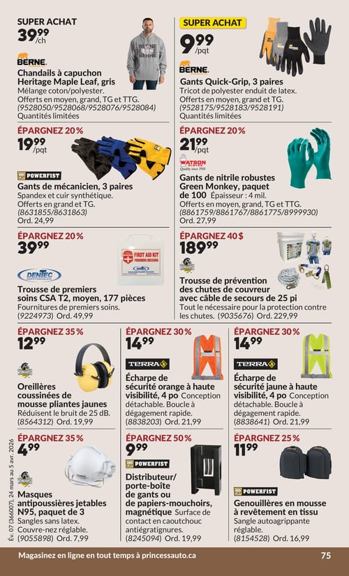 Circulaire Princess Auto - Page 95