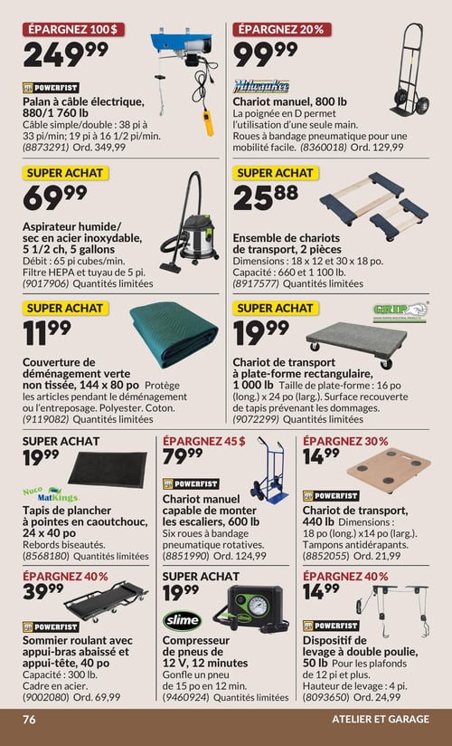 Circulaire Princess Auto - Page 96