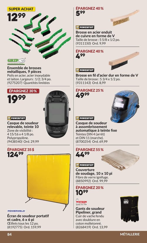 Circulaire Princess Auto - Page 104