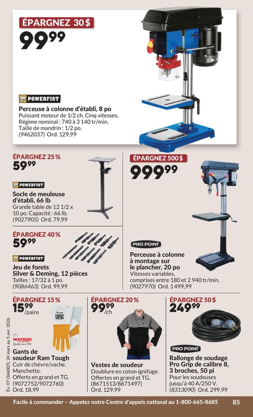 Circulaire Princess Auto - Page 105