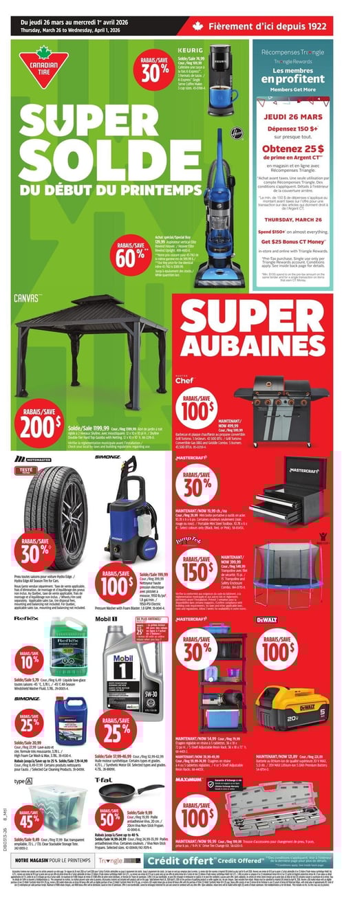 Circulaire Canadian Tire - Page 1
