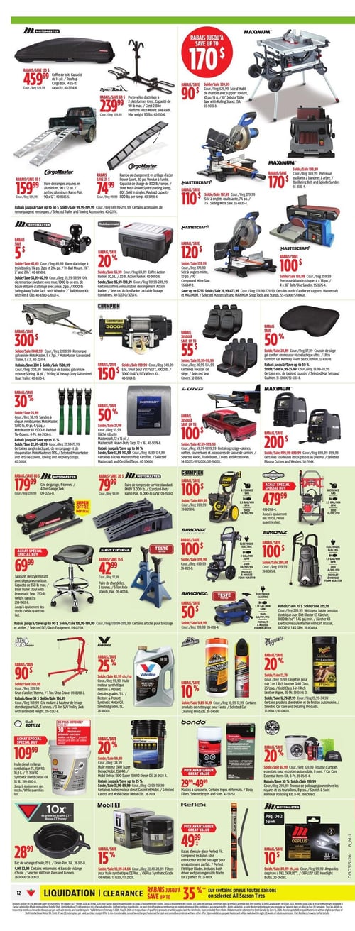 Circulaire Canadian Tire - Page 12
