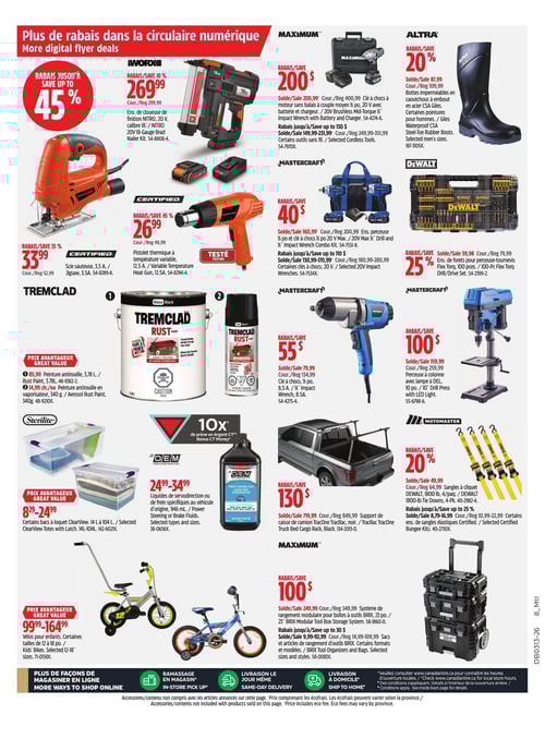 Circulaire Canadian Tire - Page 25