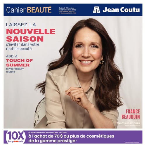 Circulaire Jean Coutu - Cahier Beauté - Page 1