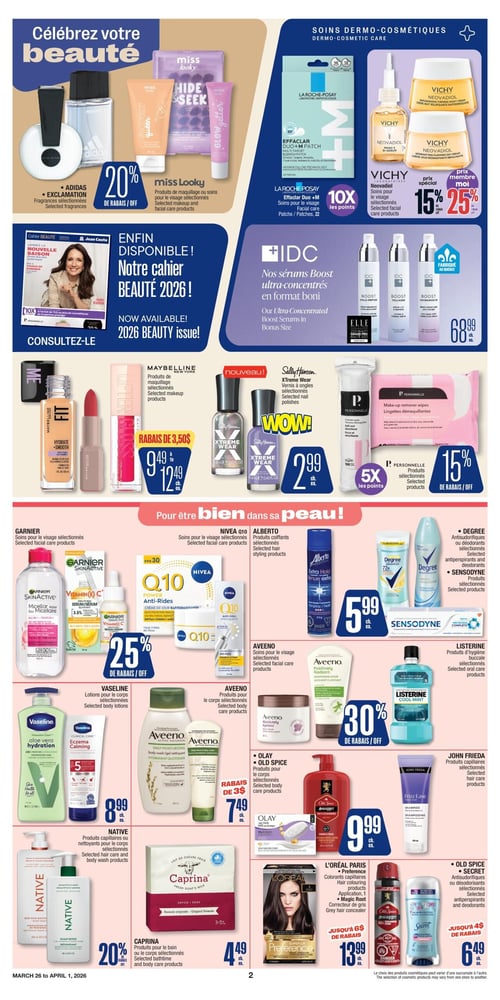 Circulaire Jean Coutu - Santé Beauté - Page 2