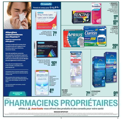Circulaire Jean Coutu - Votre Santé ici - Page 2