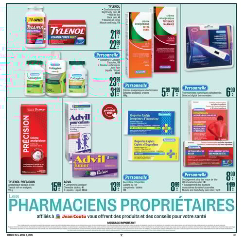 Circulaire Jean Coutu - Votre Santé ici - Page 4