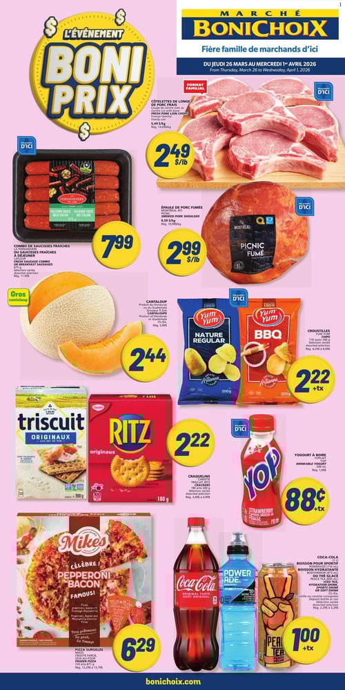Circulaire Marché Bonichoix - Page 1