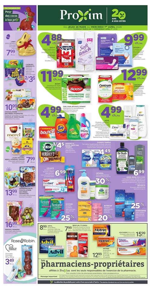 Circulaire Proxim - Page 1