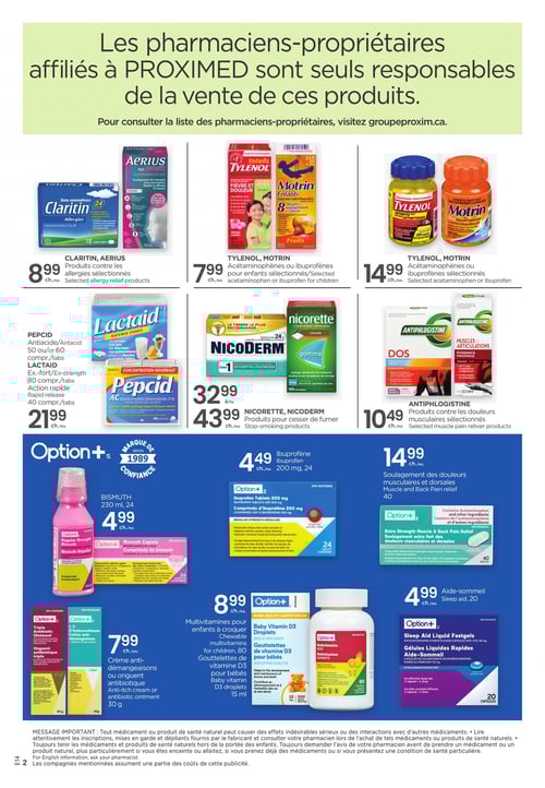 Circulaire Proxim - Proximed - Page 2