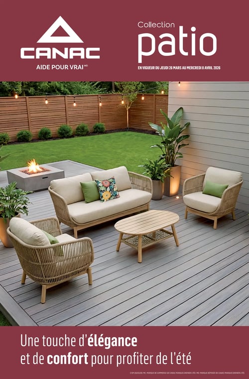 Circulaire Canac - Collection Patio - Page 1