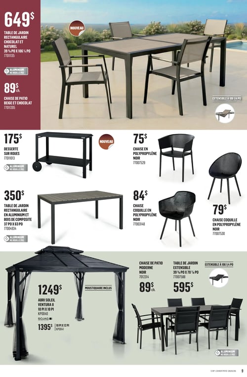 Circulaire Canac - Collection Patio - Page 9