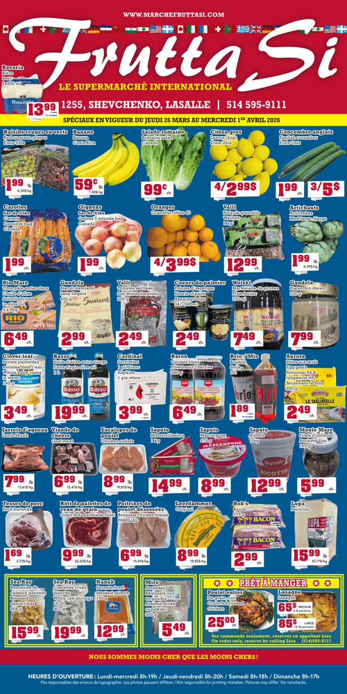 Circulaire Marché Frutta Si - Page 1