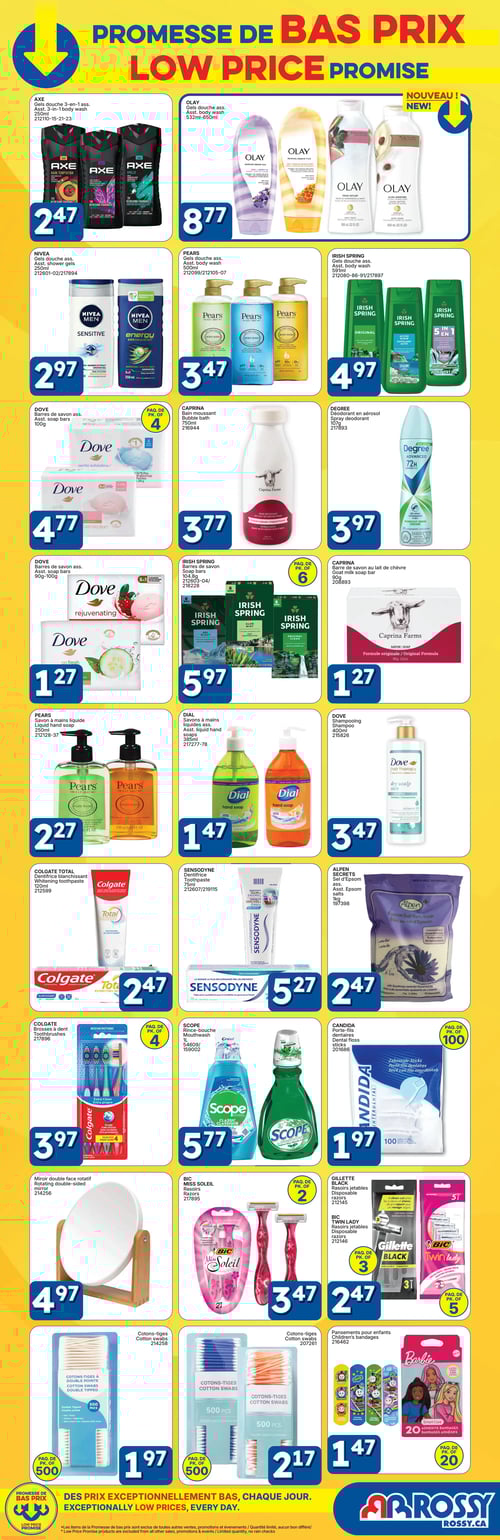 Circulaire Rossy - Promesse de bas prix - Page 12