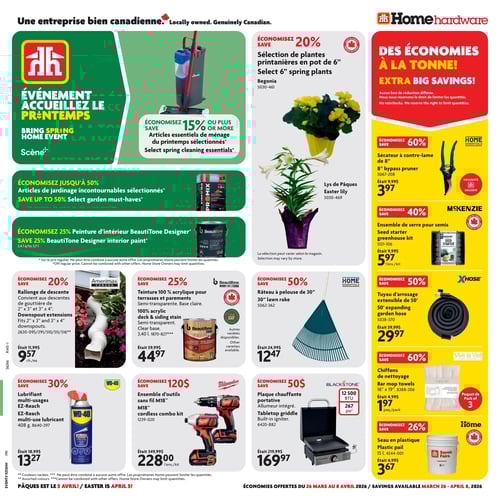 Circulaire Home Hardware - Page 1
