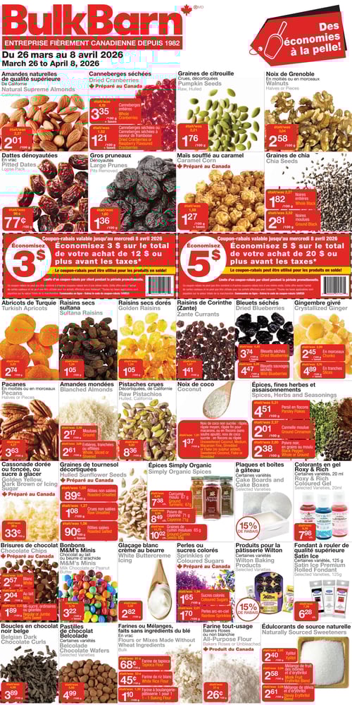 Circulaire Bulk Barn - Page 1