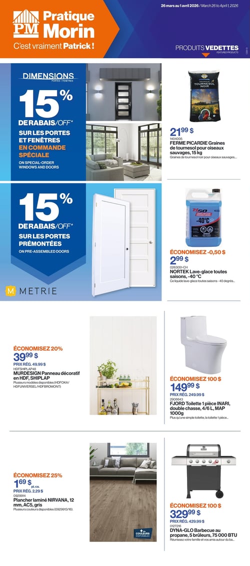 Circulaire Patrick Morin - Page 1