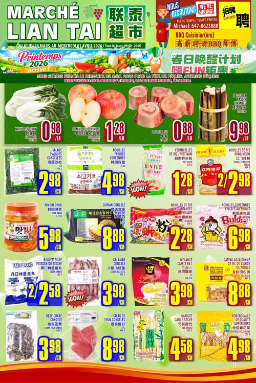 Circulaire Marché LianTai - Page 1