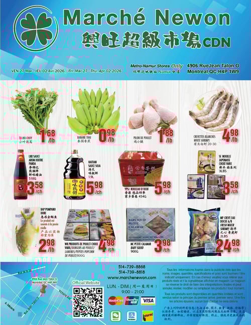 Circulaire Marché Newon Jean Talon - Page 1