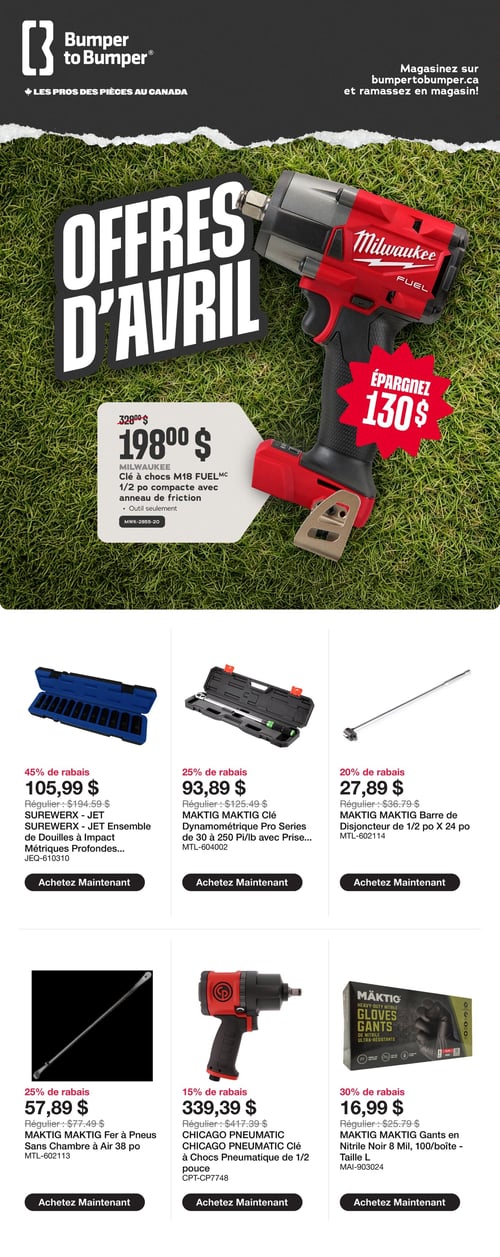 Circulaire Bumper to Bumper - Page 1