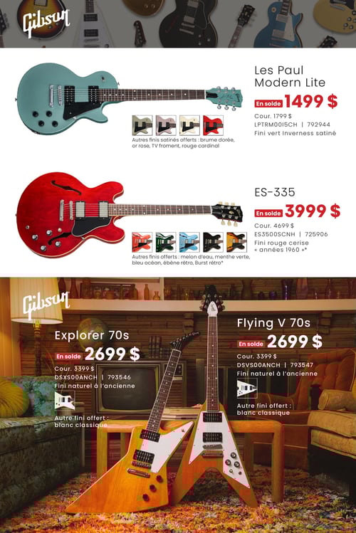 Circulaire Long & McQuade Instruments de Musique - Le mois Gibson - Page 5