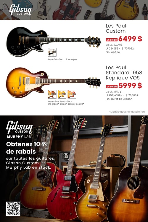Circulaire Long & McQuade Instruments de Musique - Le mois Gibson - Page 7