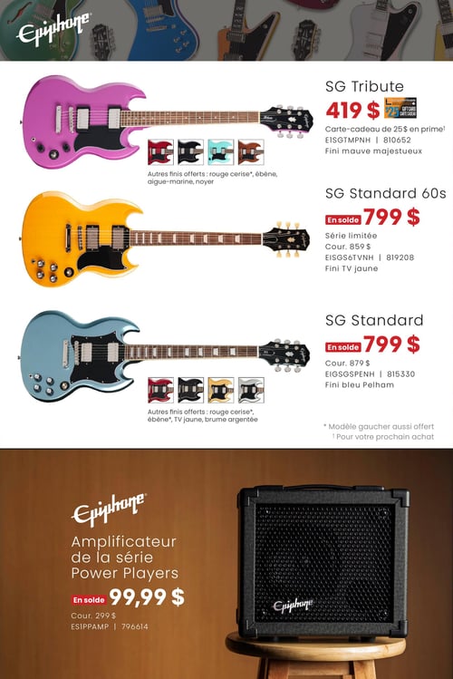 Circulaire Long & McQuade Instruments de Musique - Le mois Gibson - Page 12