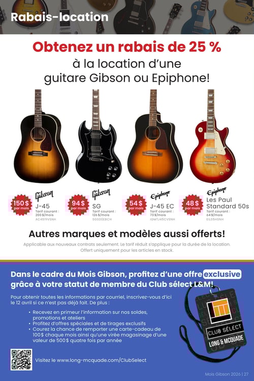 Circulaire Long & McQuade Instruments de Musique - Le mois Gibson - Page 27