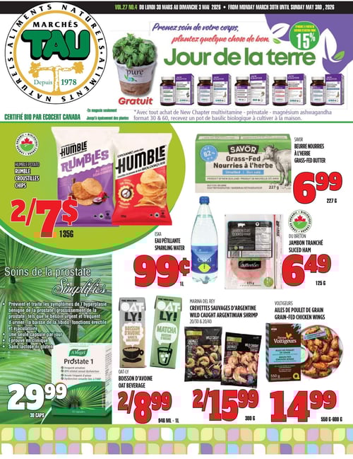 Circulaire TAU Marché d'alimentation Naturelle - Page 1
