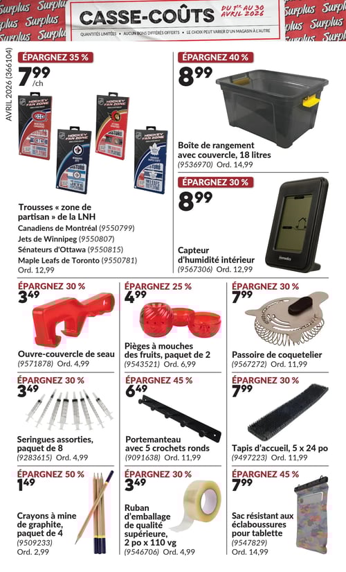 Circulaire Princess Auto - Casse-Coûts - Page 11