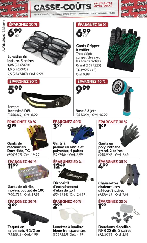 Circulaire Princess Auto - Casse-Coûts - Page 15