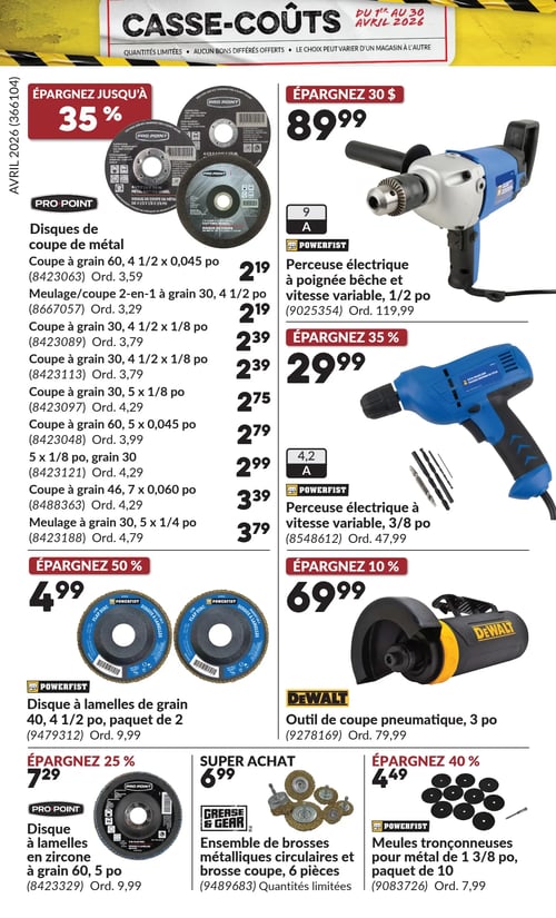 Circulaire Princess Auto - Casse-Coûts - Page 20