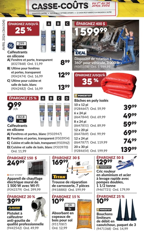 Circulaire Princess Auto - Casse-Coûts - Page 23