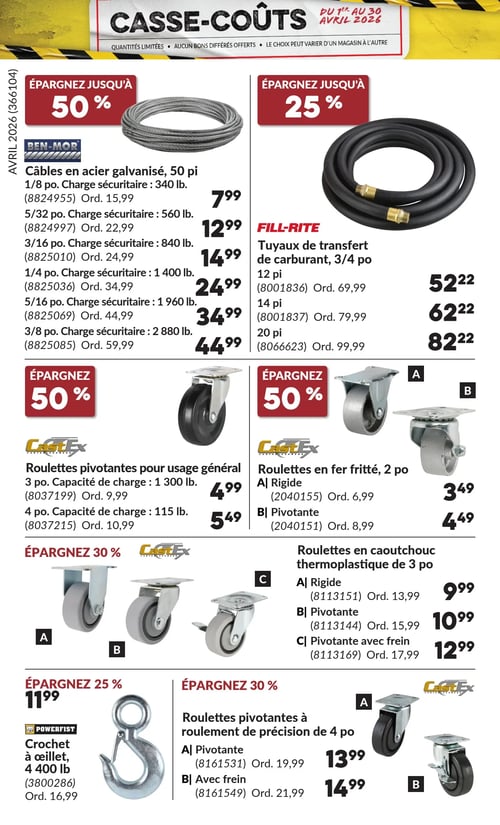 Circulaire Princess Auto - Casse-Coûts - Page 28