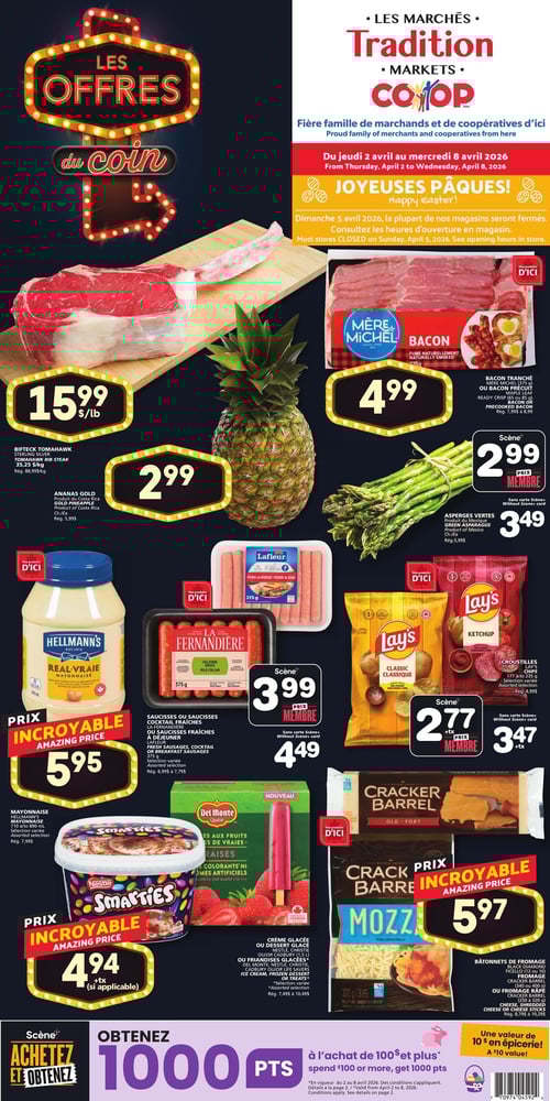 Circulaire Les Marchés Tradition - Nouveau-Brunswick - Page 1