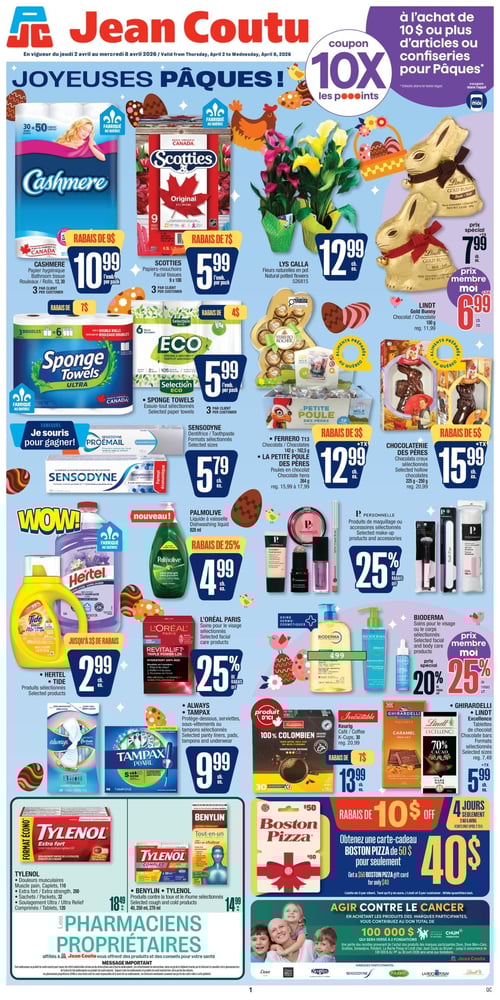 Circulaire Jean Coutu - Page 1