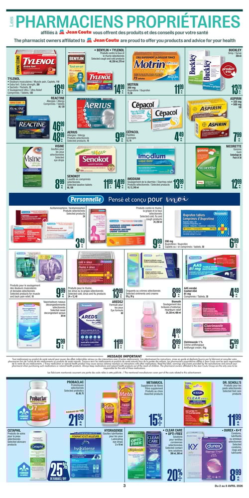 Circulaire Jean Coutu - Santé Beauté - Page 3