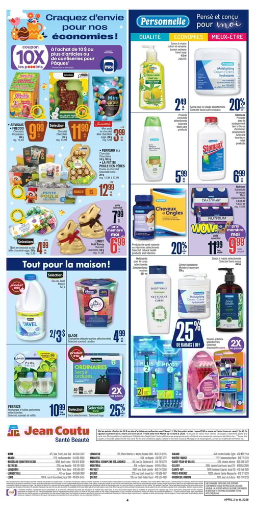Circulaire Jean Coutu - Santé Beauté - Page 4