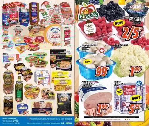 Circulaire Fruiterie Potager Saint-Eustache / Blainville - Page 1