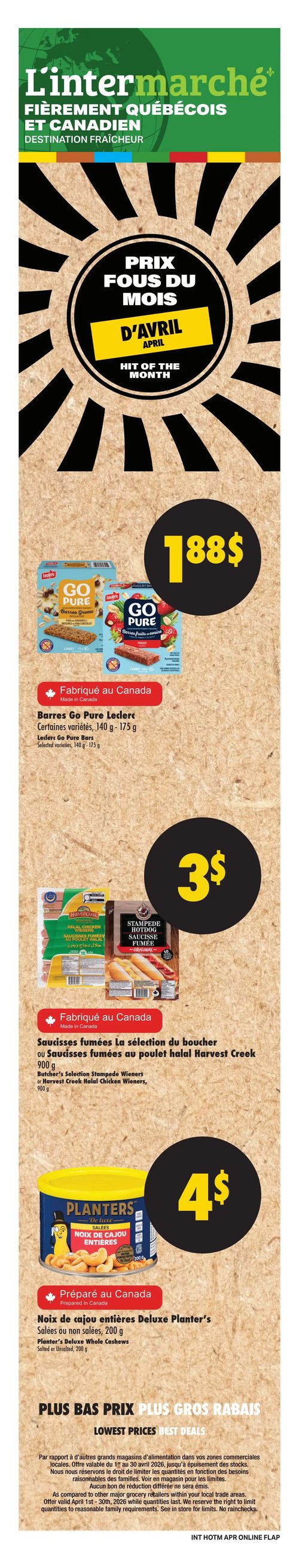 Circulaire L’intermarché - Destination Fraîcheur - Page 1